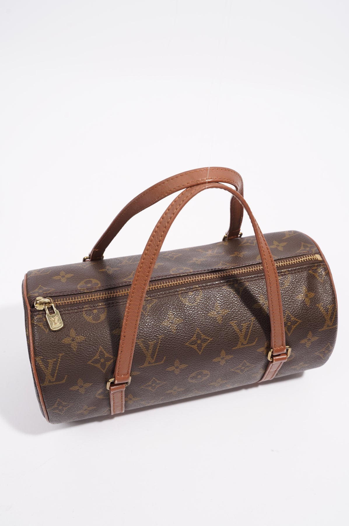 Louis Vuitton Papillon 26 Monogram canvas Brown Leather ref.544728