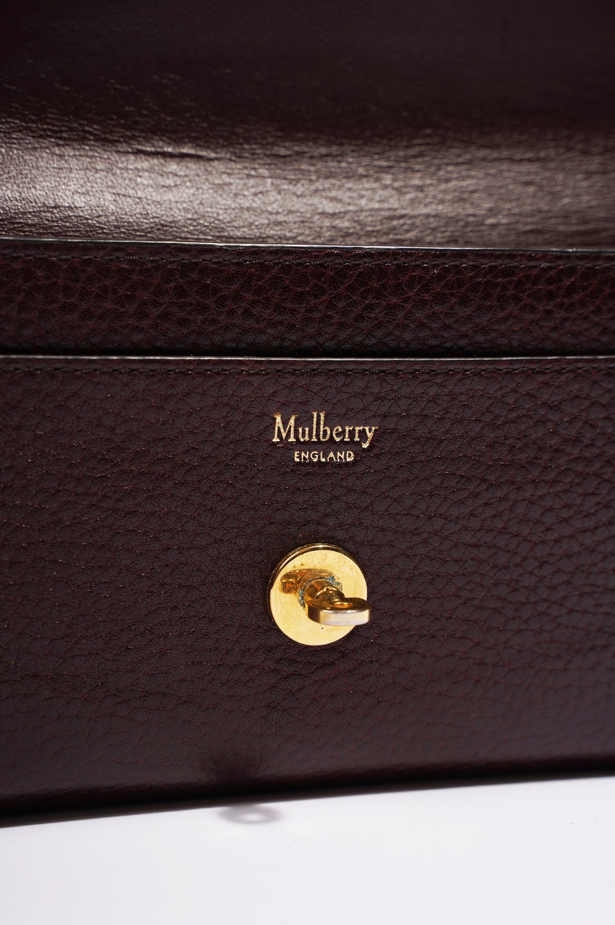 Leather tote Mulberry Burgundy in Leather - 41662956