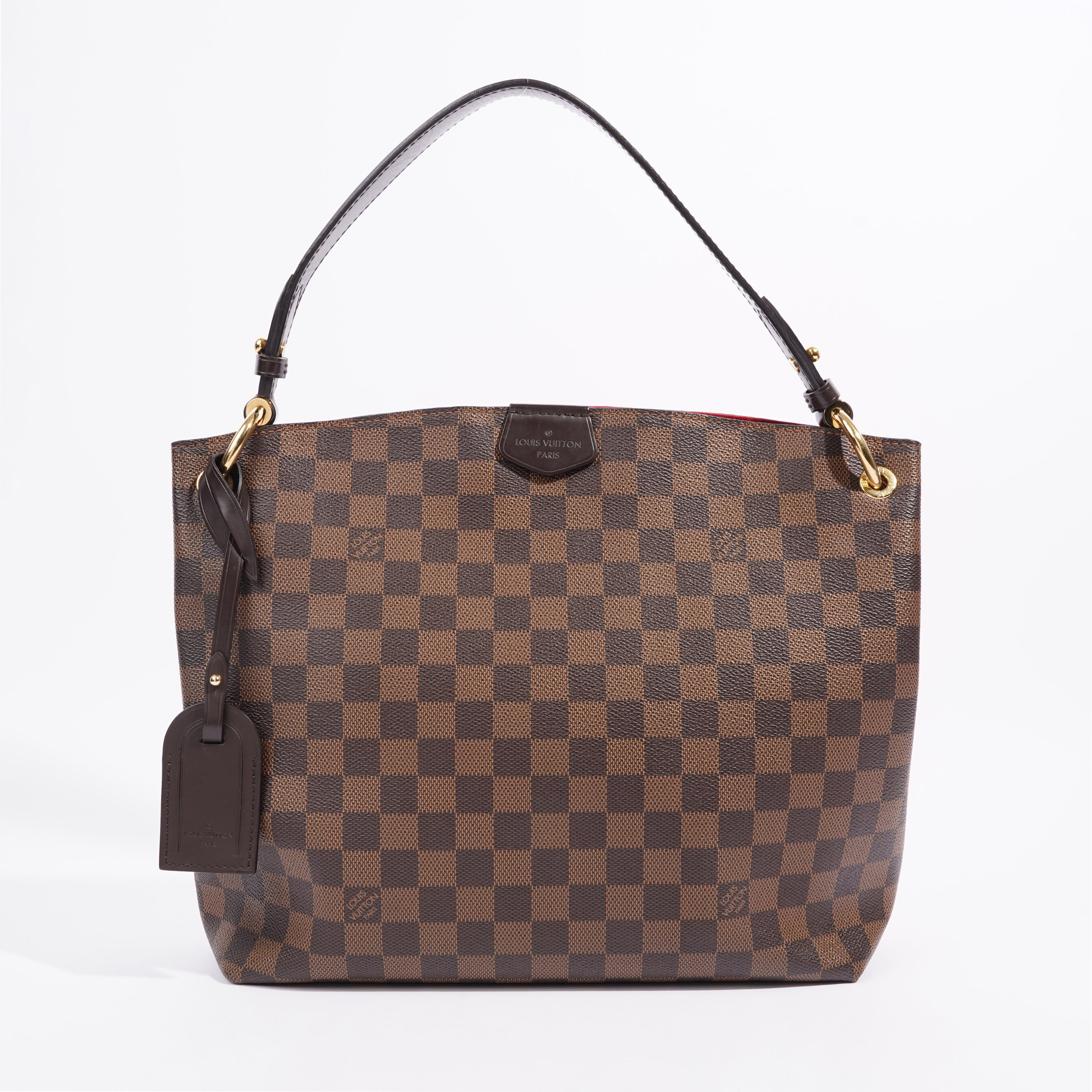 Graceful MM Damier Ebene Canvas - Handbags