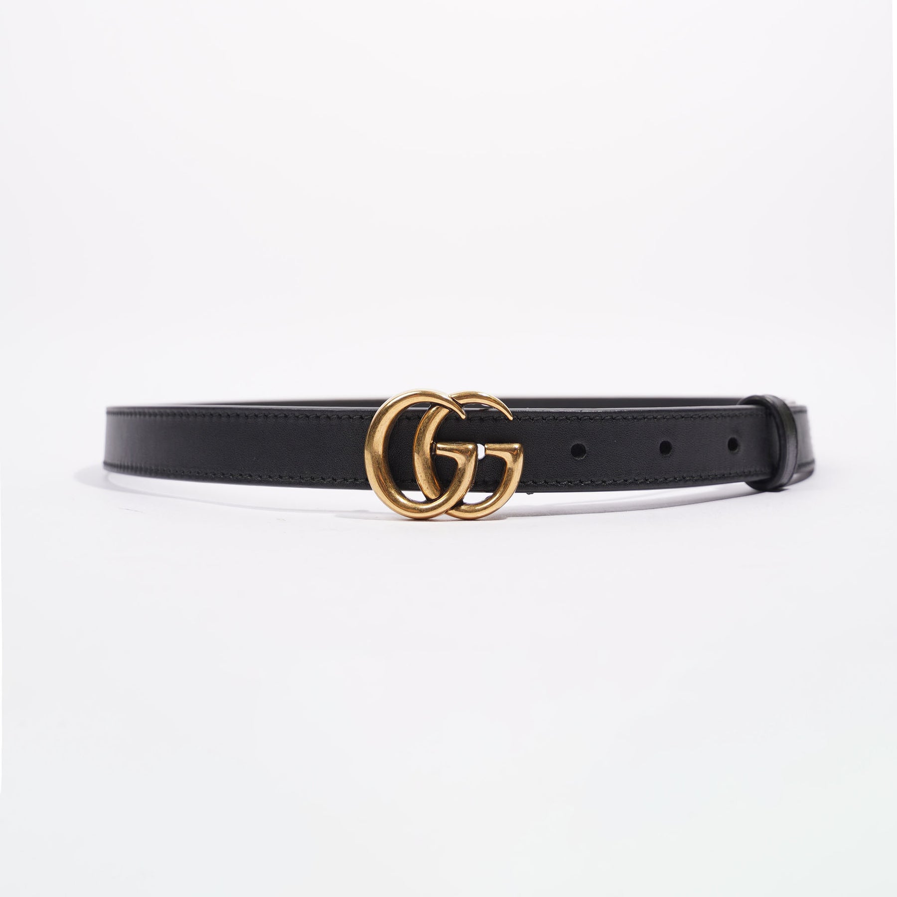 GG Marmont belt in black leather