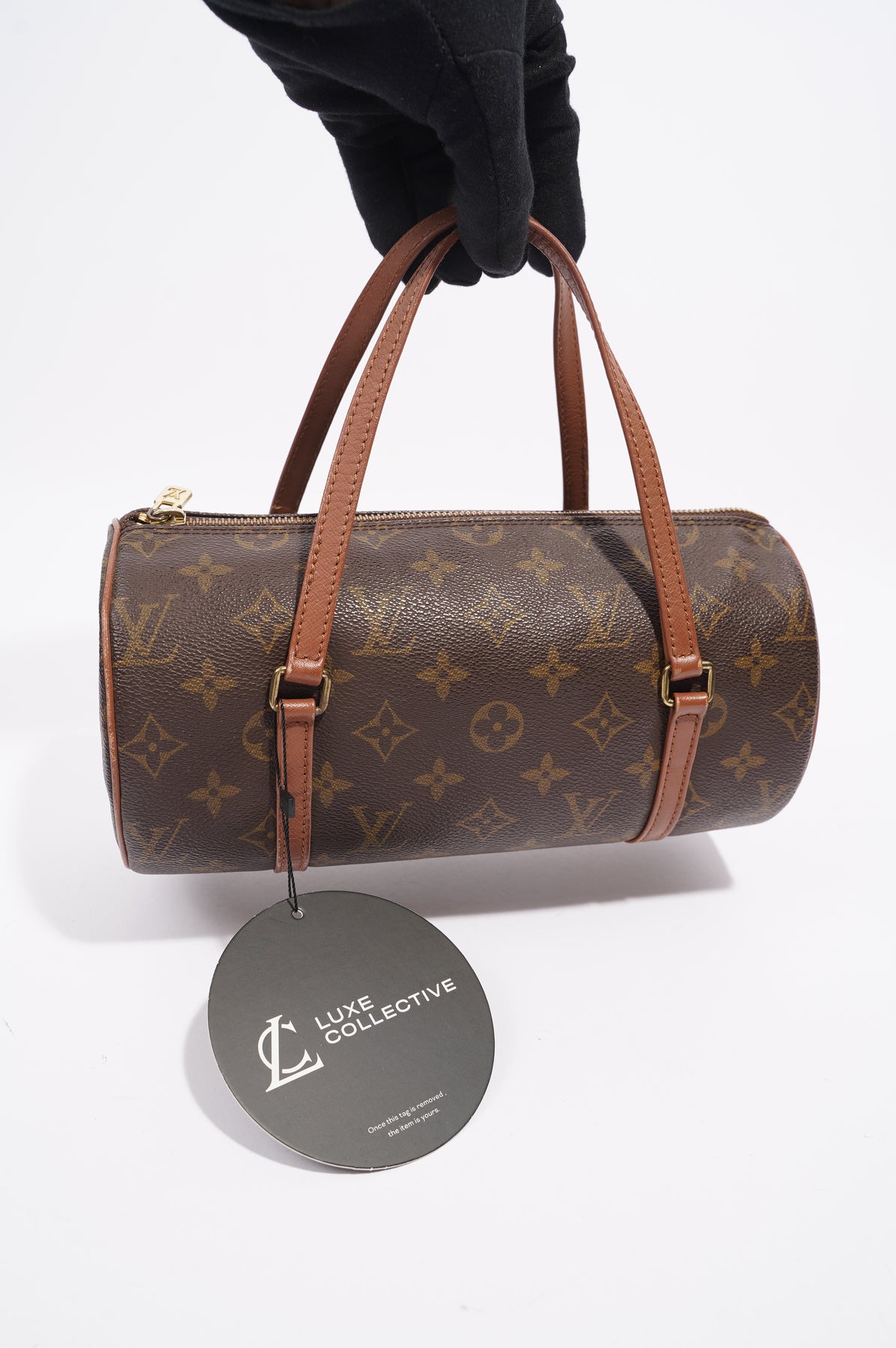 Papillon handbag Louis Vuitton Brown in Synthetic - 37472300