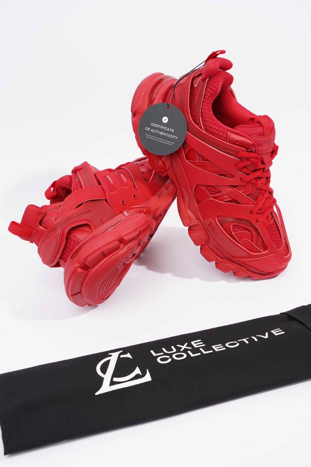 Track sandal Balenciaga Red size 38 EU in Rubber - 22439029