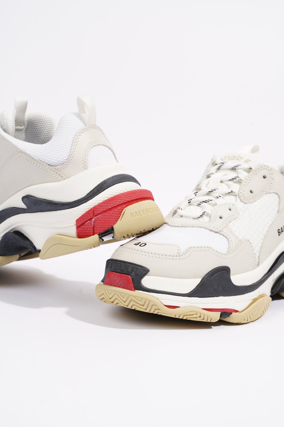 Balenciaga Triple S Sneaker 'White Black Red