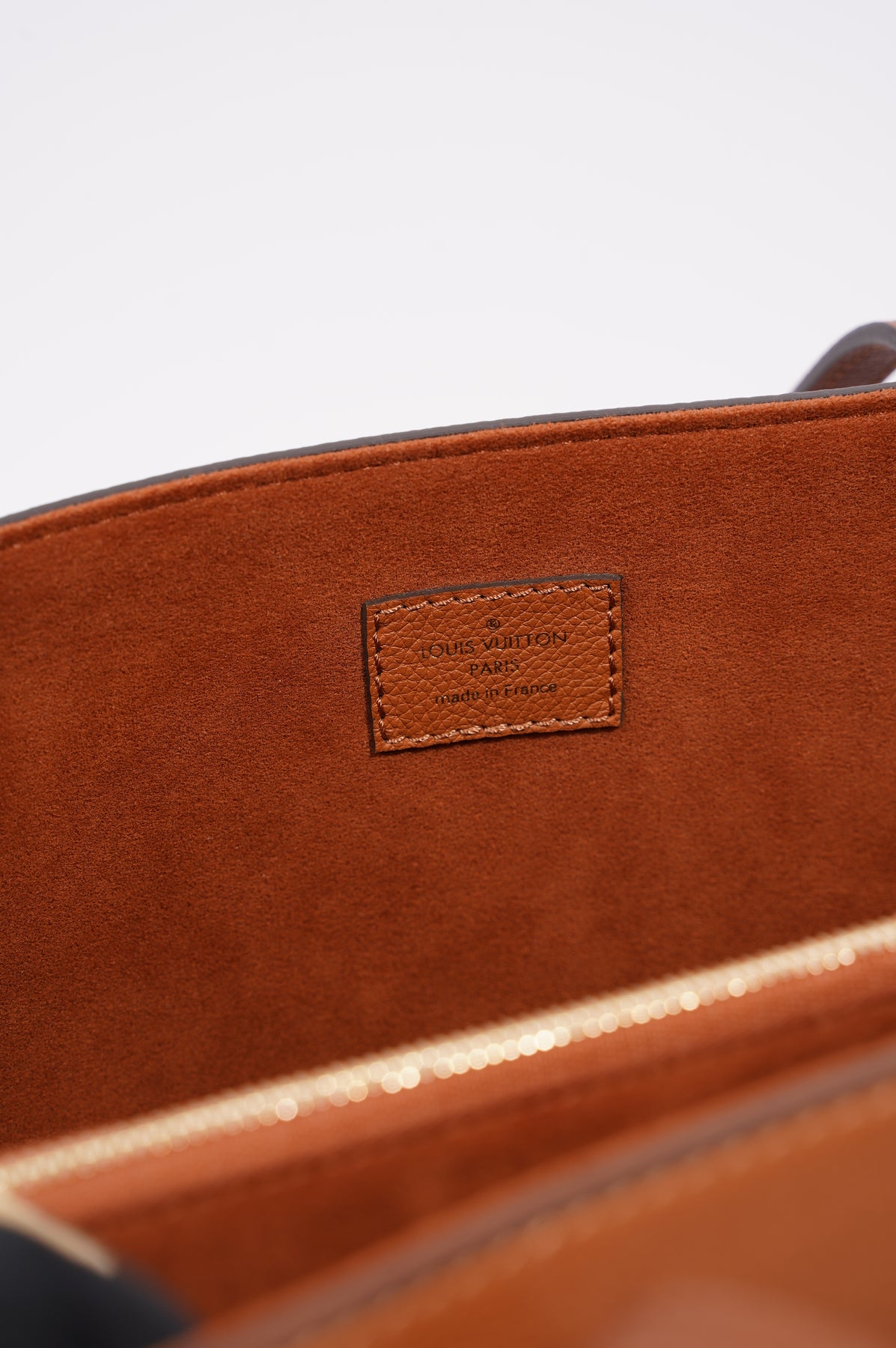 Louis Vuitton Chataigne Calfskin Leather Lockme Shopper Tote Bag - Yoogi's  Closet