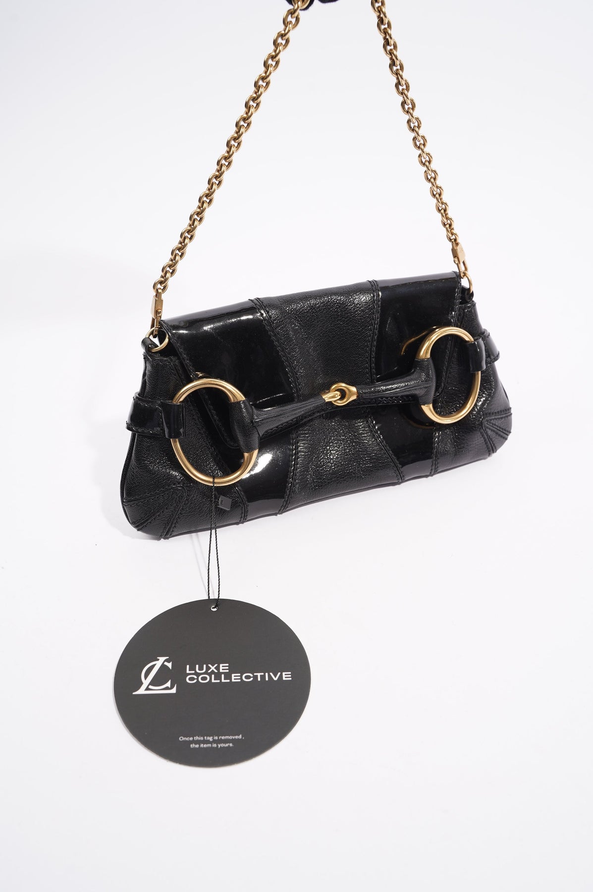 Gucci Womens Horsebit Vintage Tom Ford Bag Black – Luxe Collective
