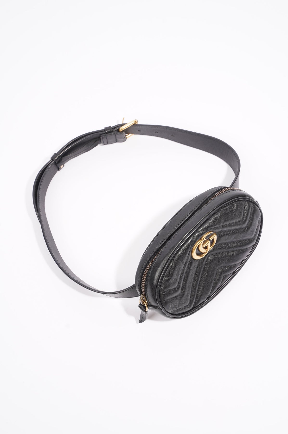 Gucci belt bag hot sale black and yellow