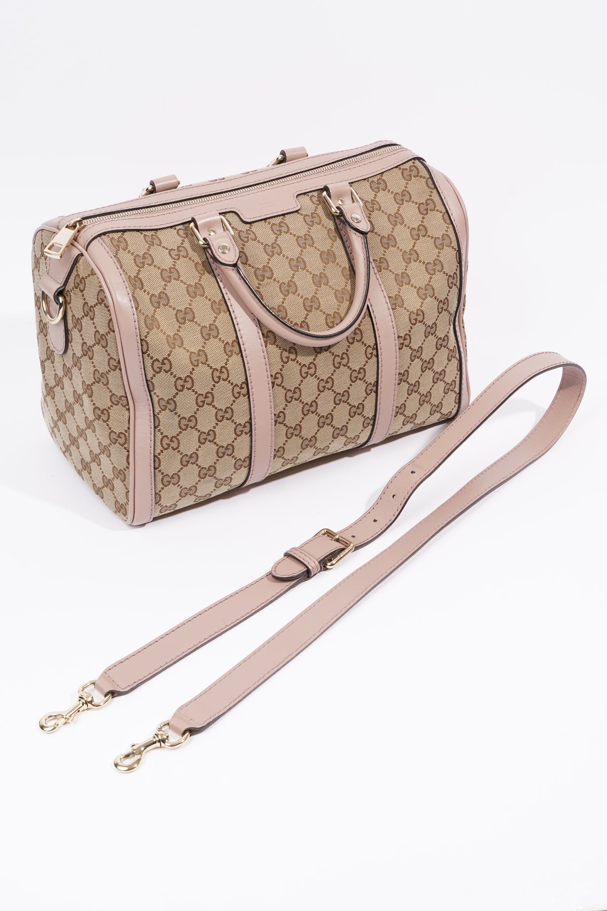 Gucci Womens Boston Bag Medium Coated Monogram – Luxe Collective