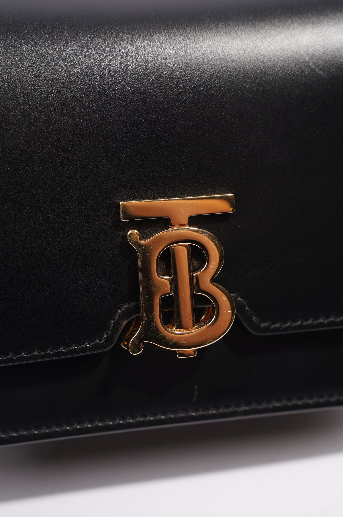 Black Burberry TB Belt Bag