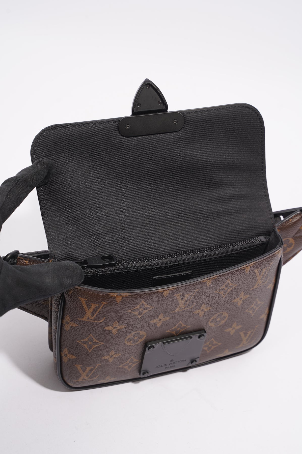 Louis Vuitton S Lock Sling Bag, Black, One Size