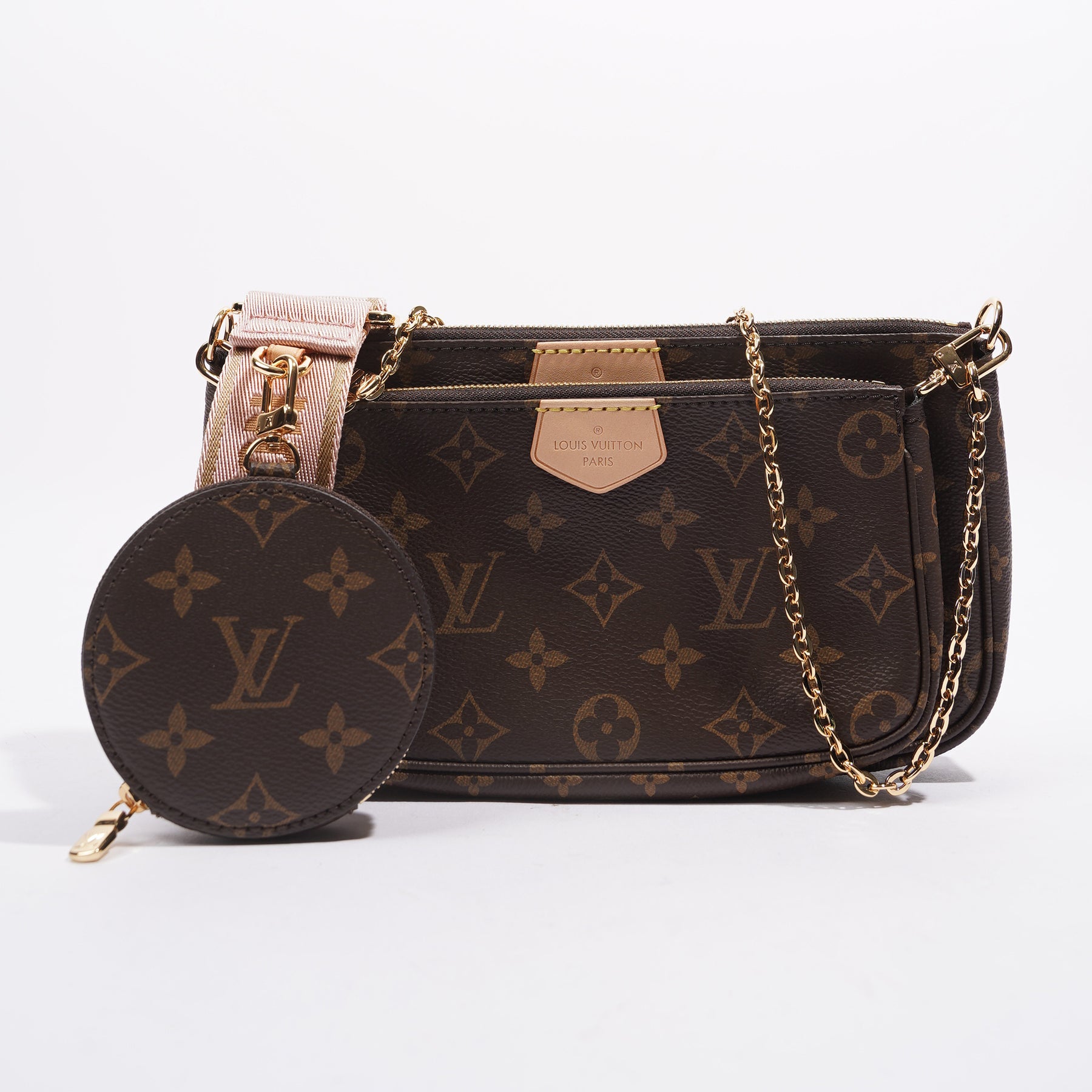 Louis Vuitton - Multi Pochette Accessoires - Black / Beige - Monogram Leather - Women - Luxury