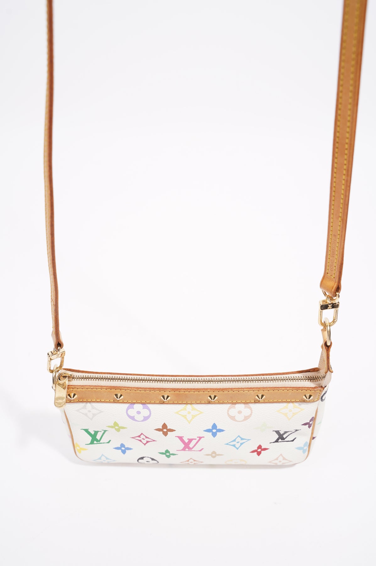 LOUIS VUITTON POCHETTE ACCESSOIRES HAND BAG SL0074 MULTICOLOR