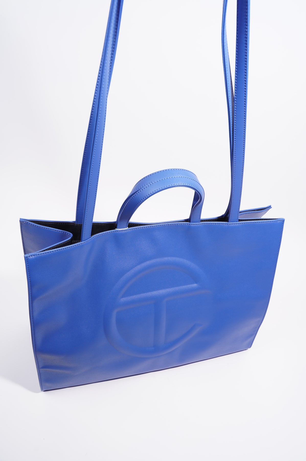 Telfar Womens Shopping Bag Blue Large – Luxe Collective