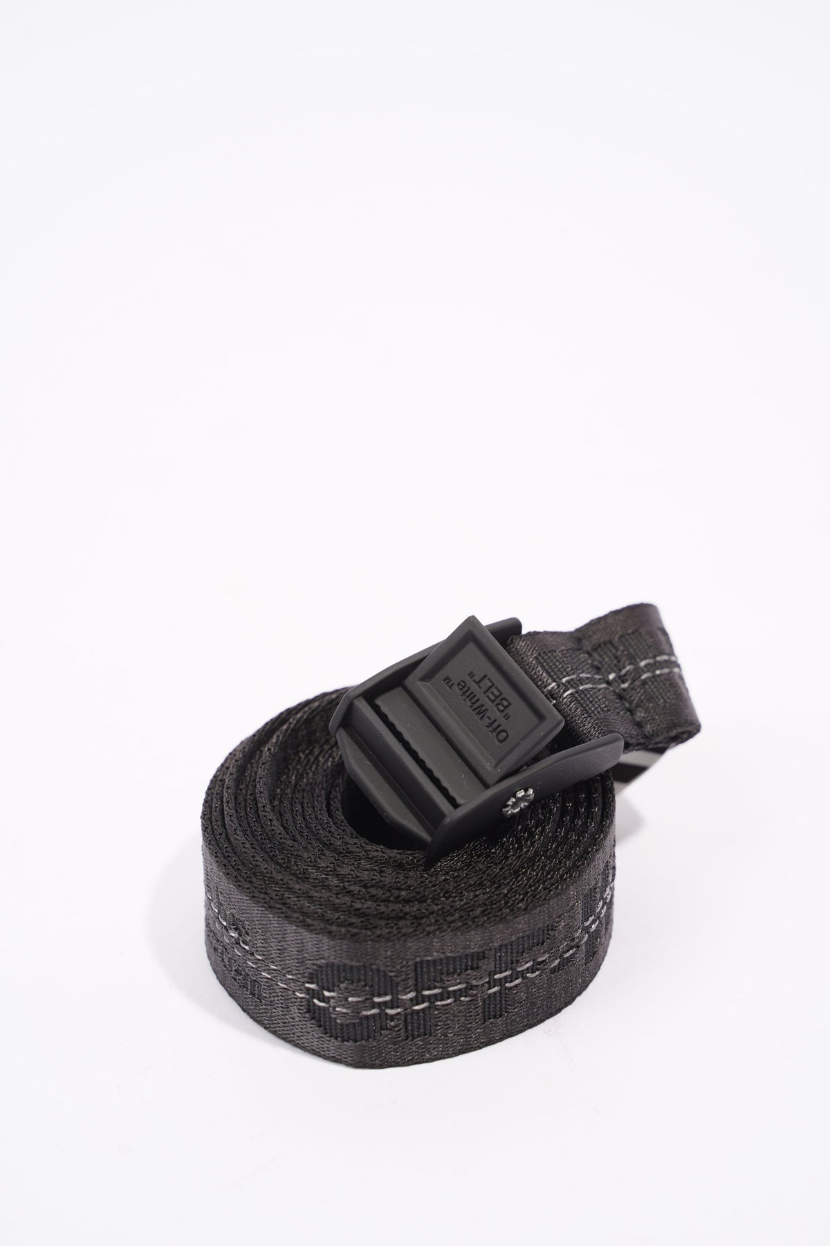 Off-white Black Mini Industrial Belt