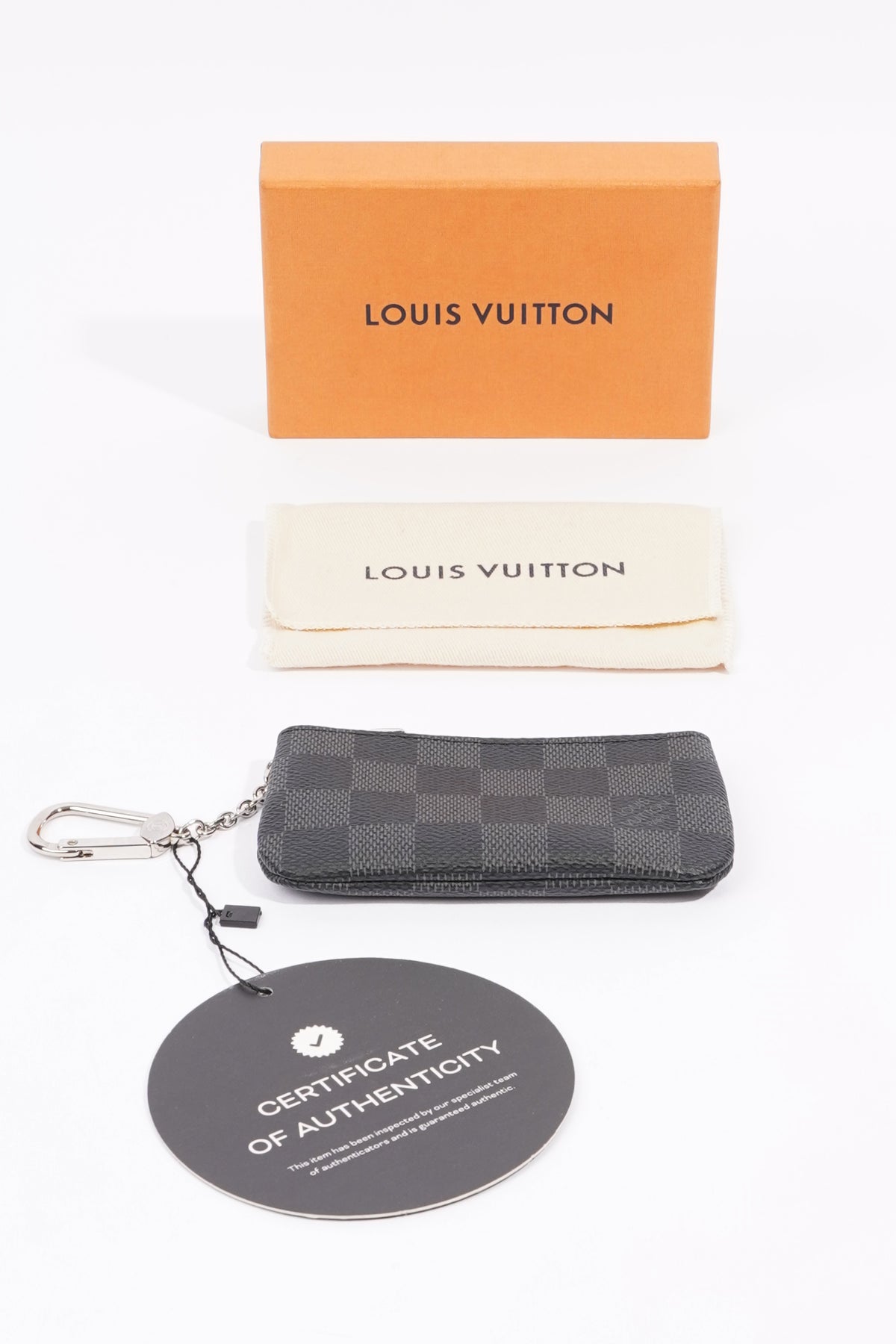 Louis Vuitton Key Pouch Granite for Men
