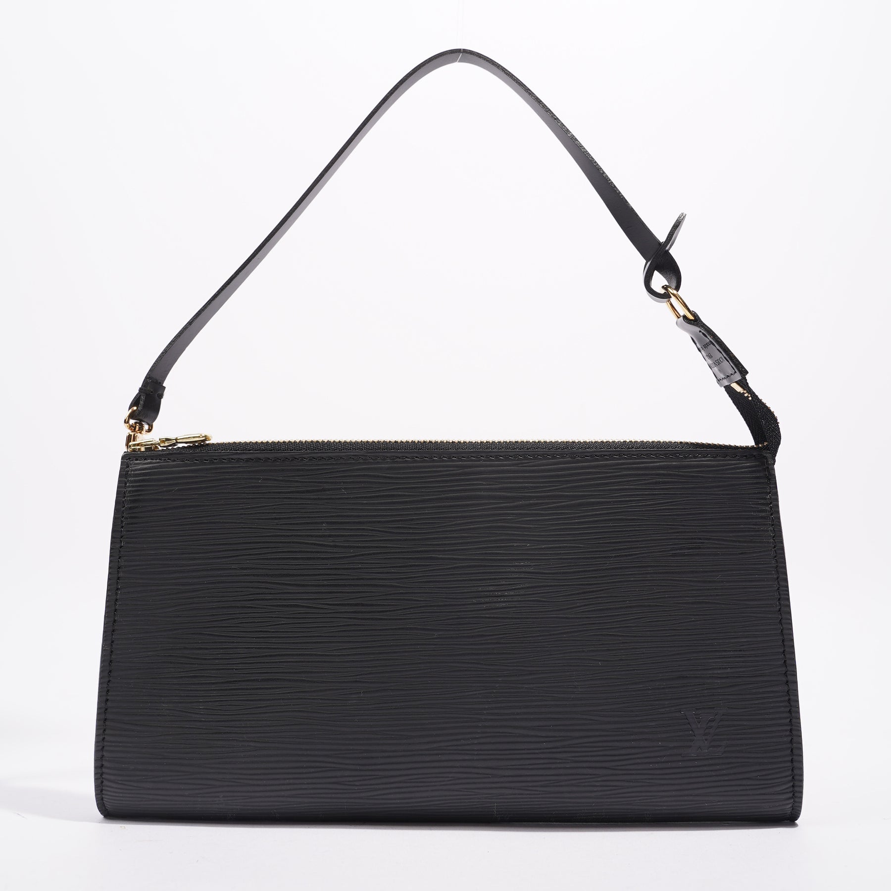 Louis Vuitton Womens Pochette Accessoire Black Epi Leather