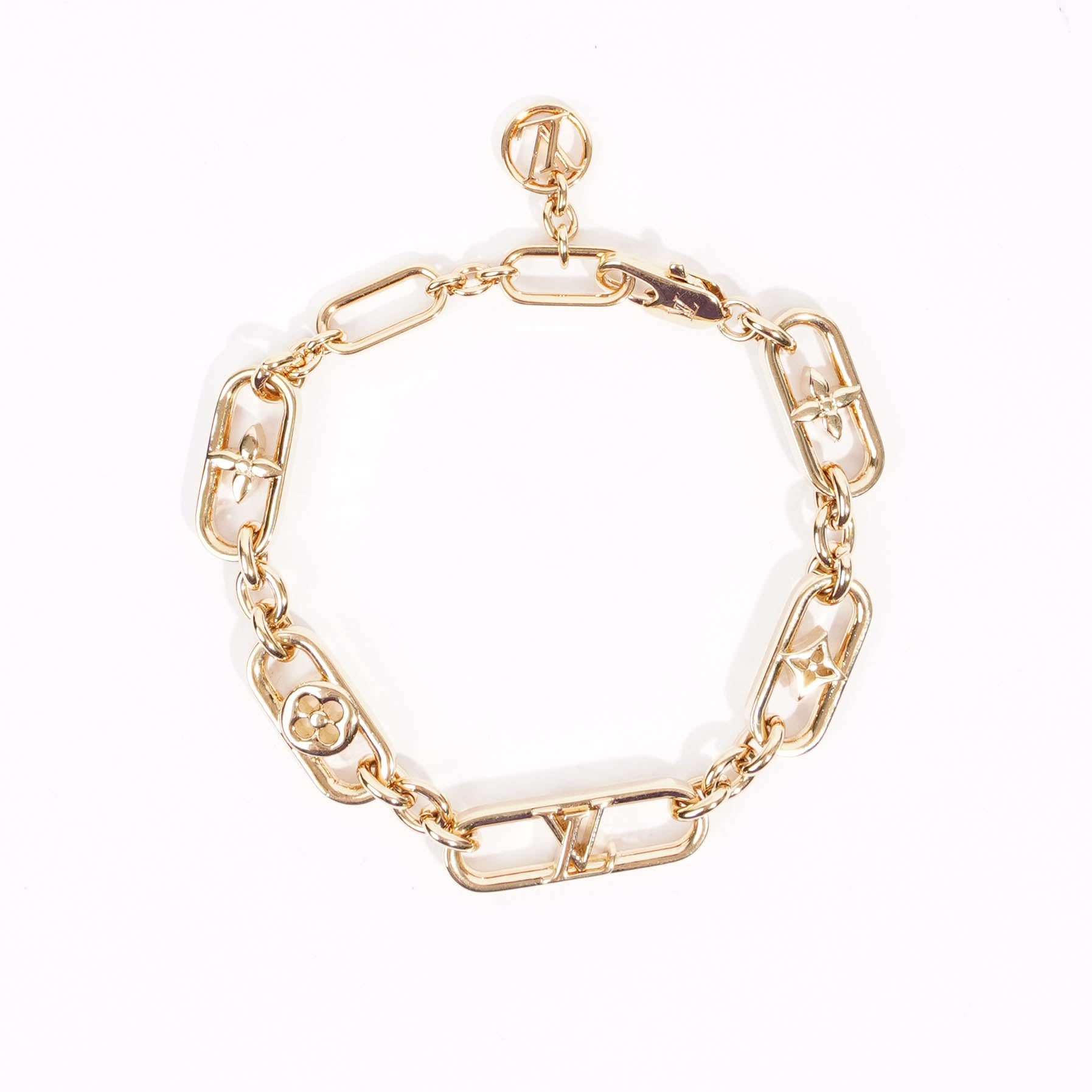Louis Vuitton Womens My LV Chain Bracelet Brass – Luxe Collective