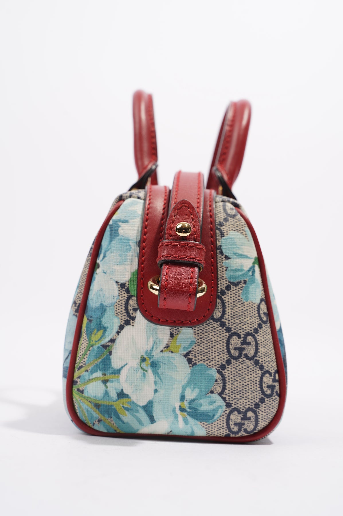 Gucci Womens GG Supreme Floral Crossbody Bag Multicoloured Canvas