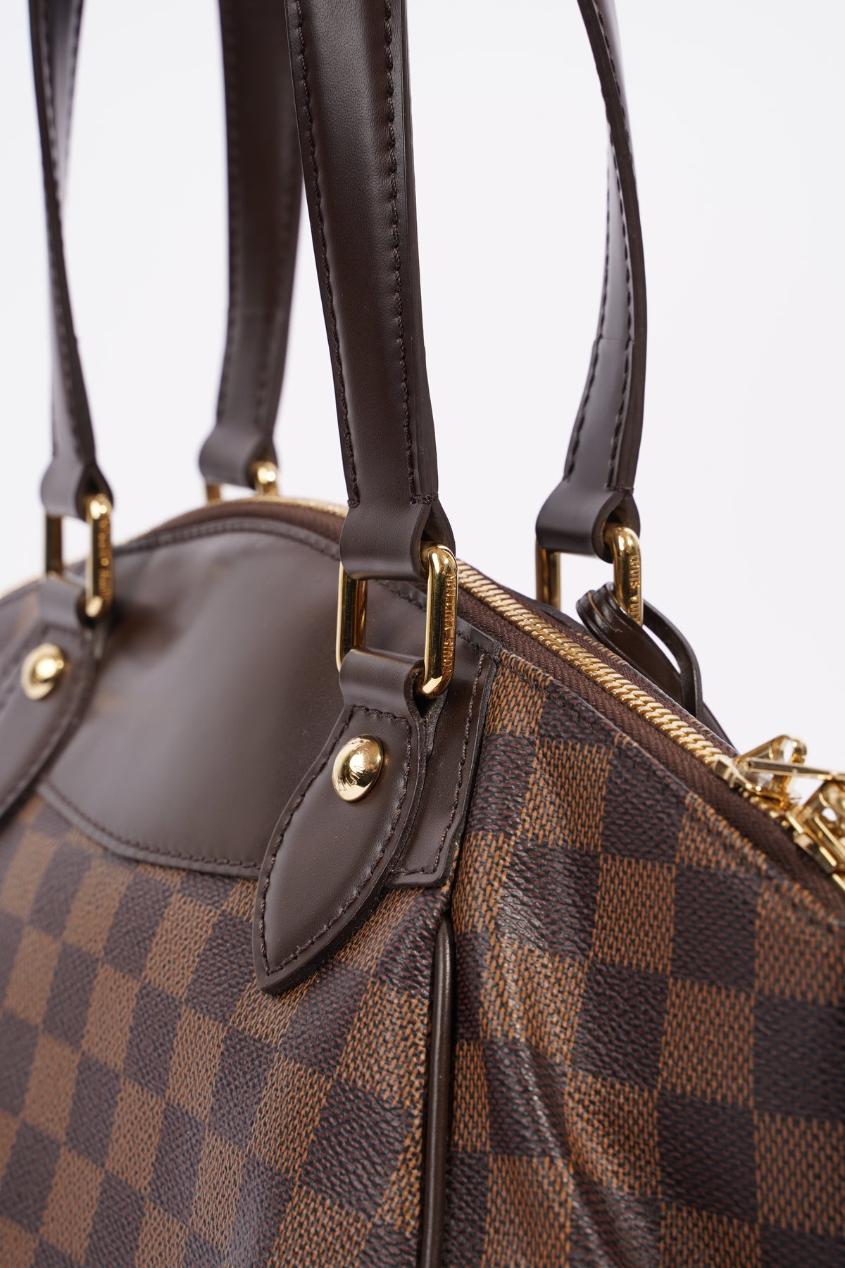 Louis Vuitton Womens Verona Bag Damier Ebene Canvas PM – Luxe