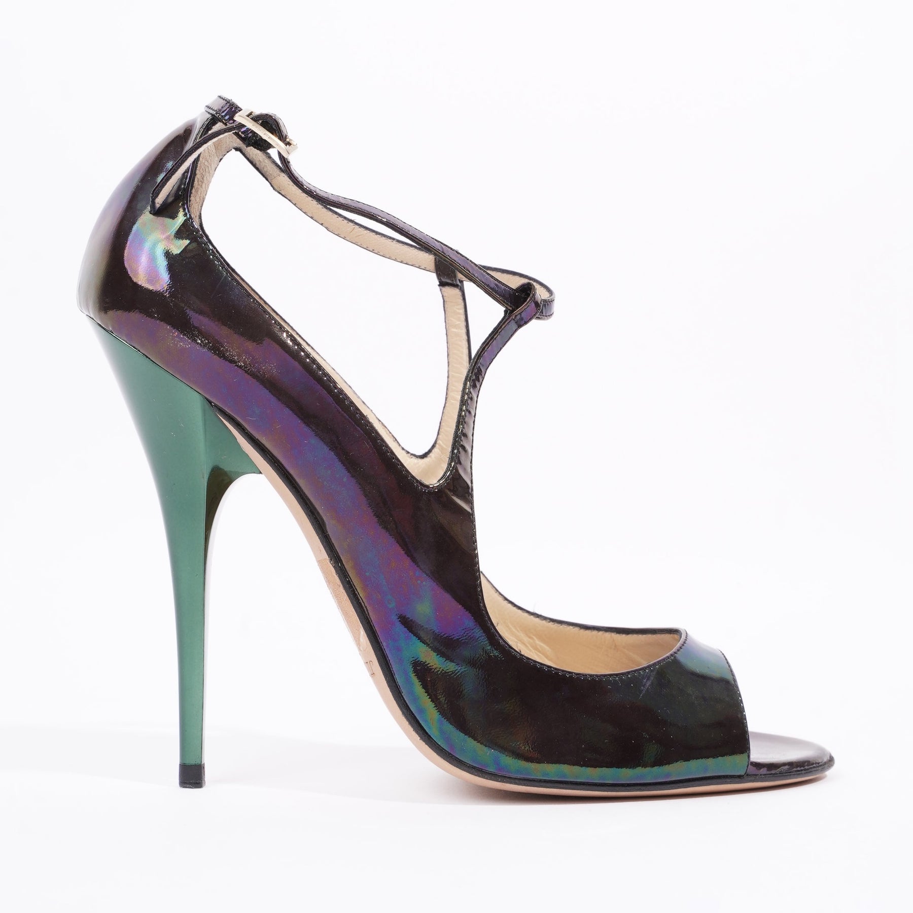 Black 2025 iridescent heels