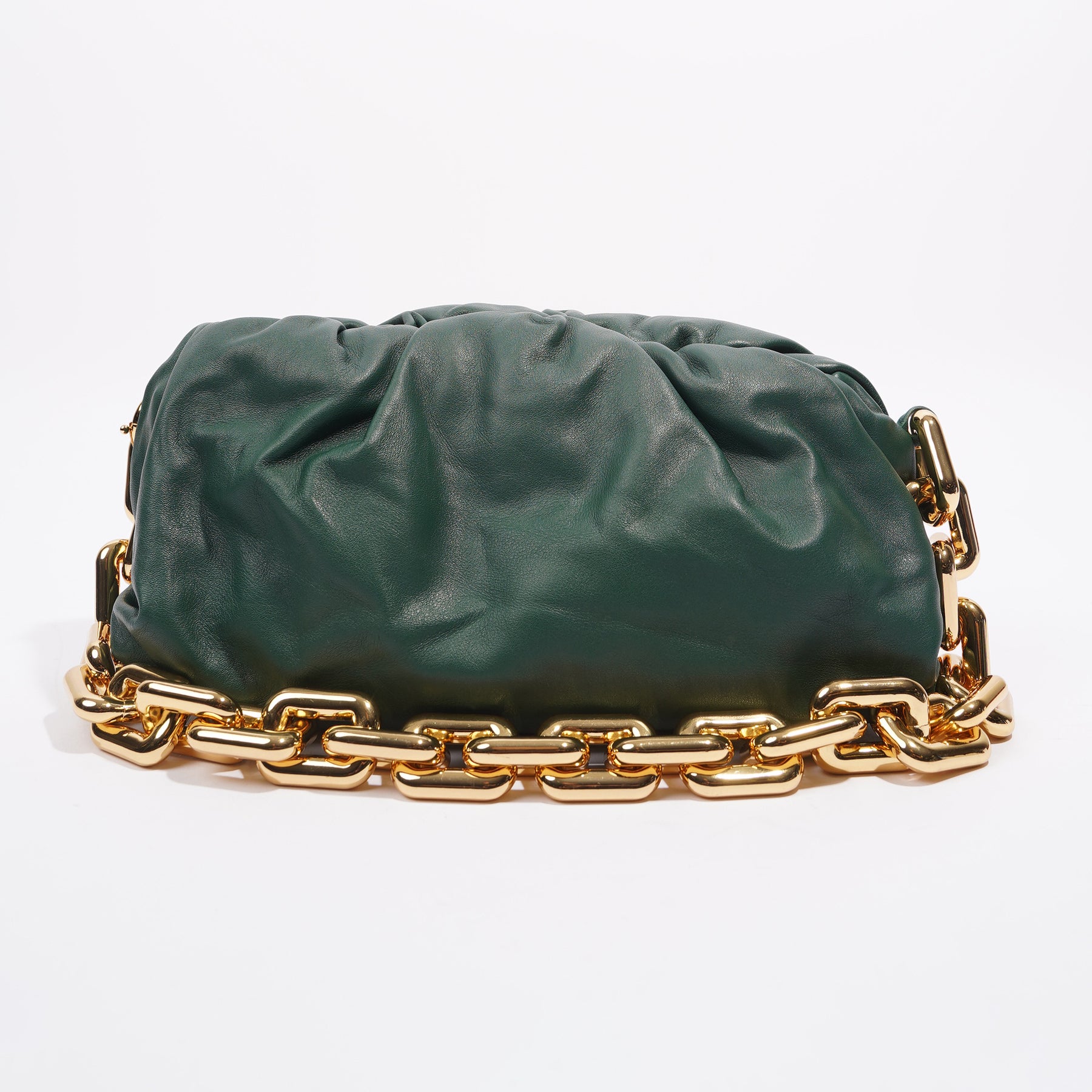 Bottega veneta clearance green pouch