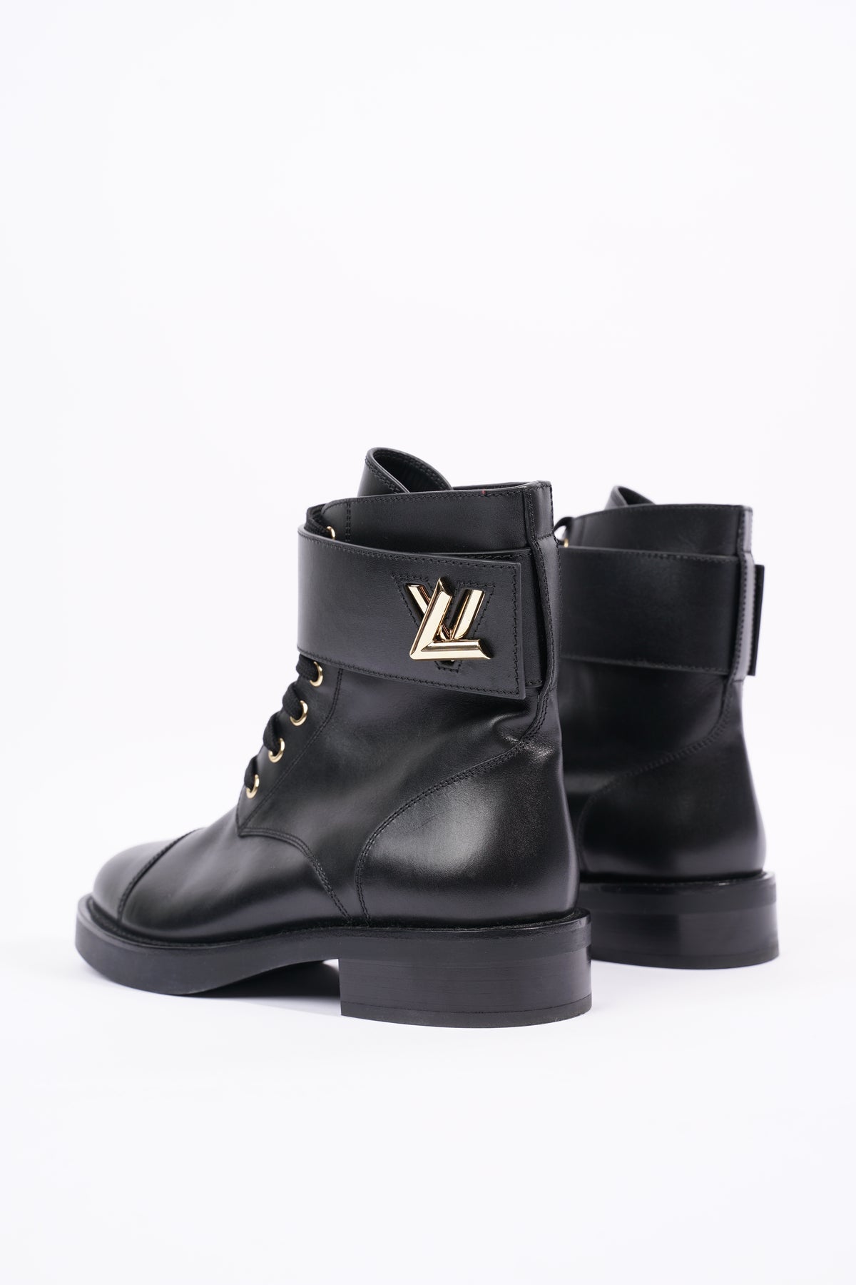 Louis Vuitton Womens Wonderland Boot Black / Gold EU 36 / UK 3