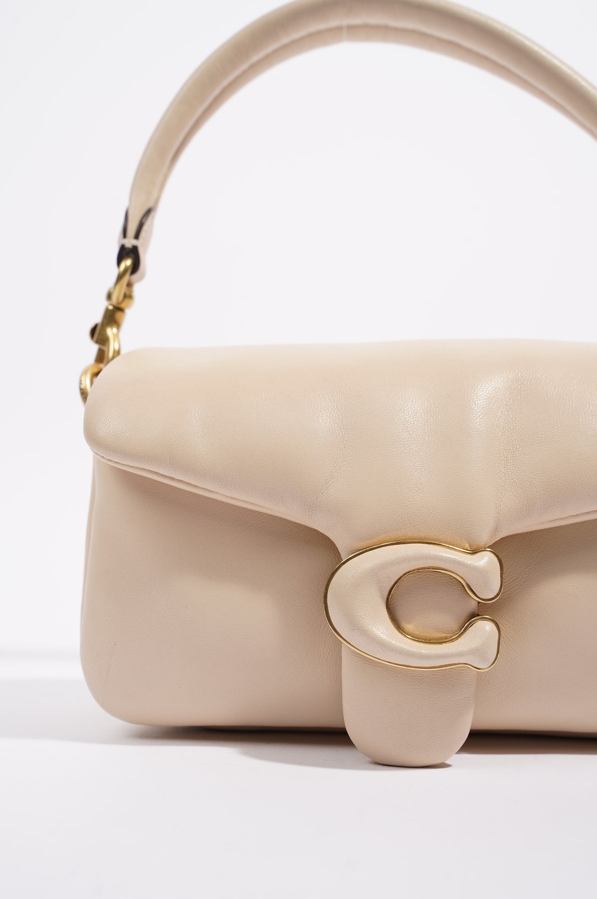 Coach Pillow Tabby 18 Leather Cross-body Bag - Ivory