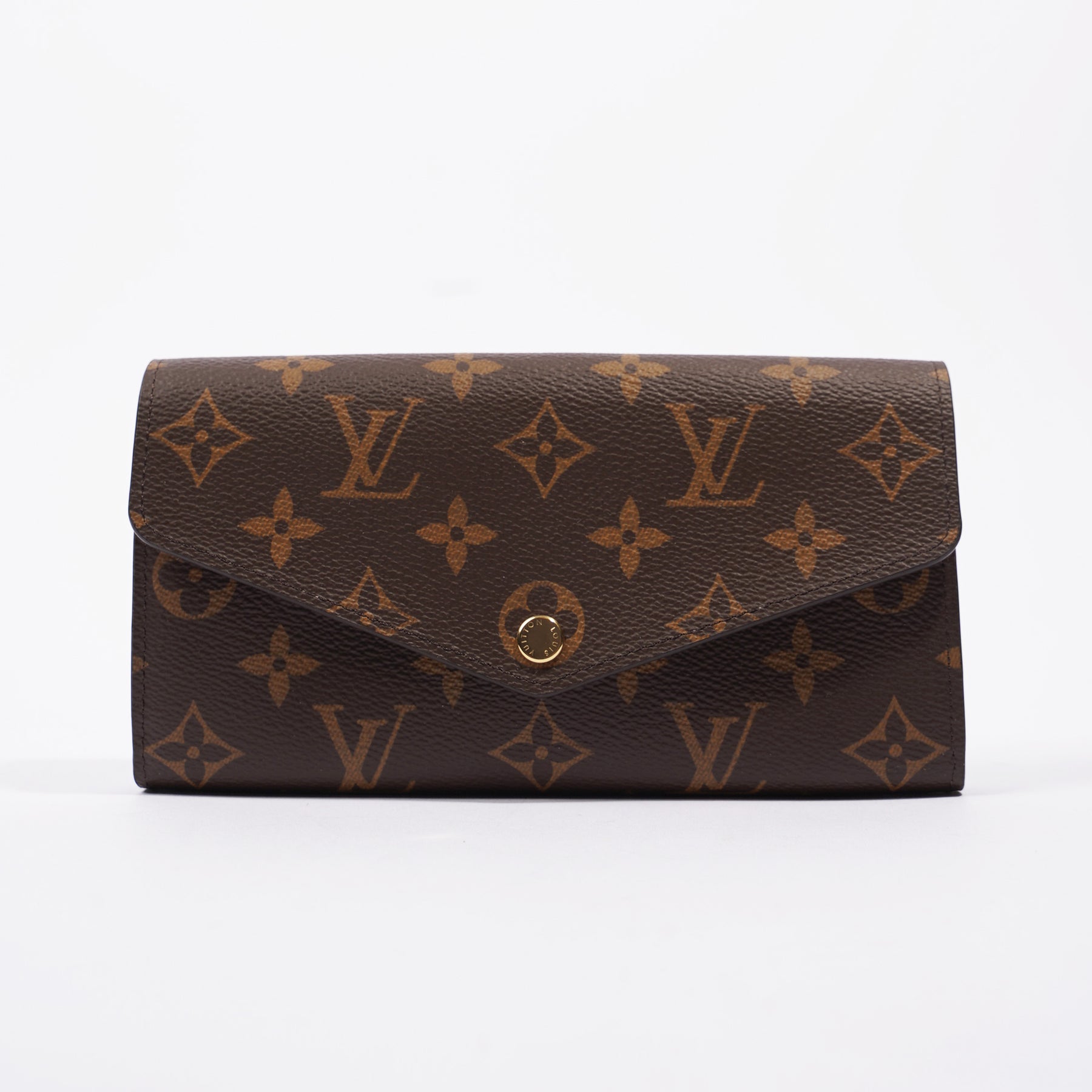 Authentic Louis Vuitton Sarah Wallet With Chain Shoulder Strap in