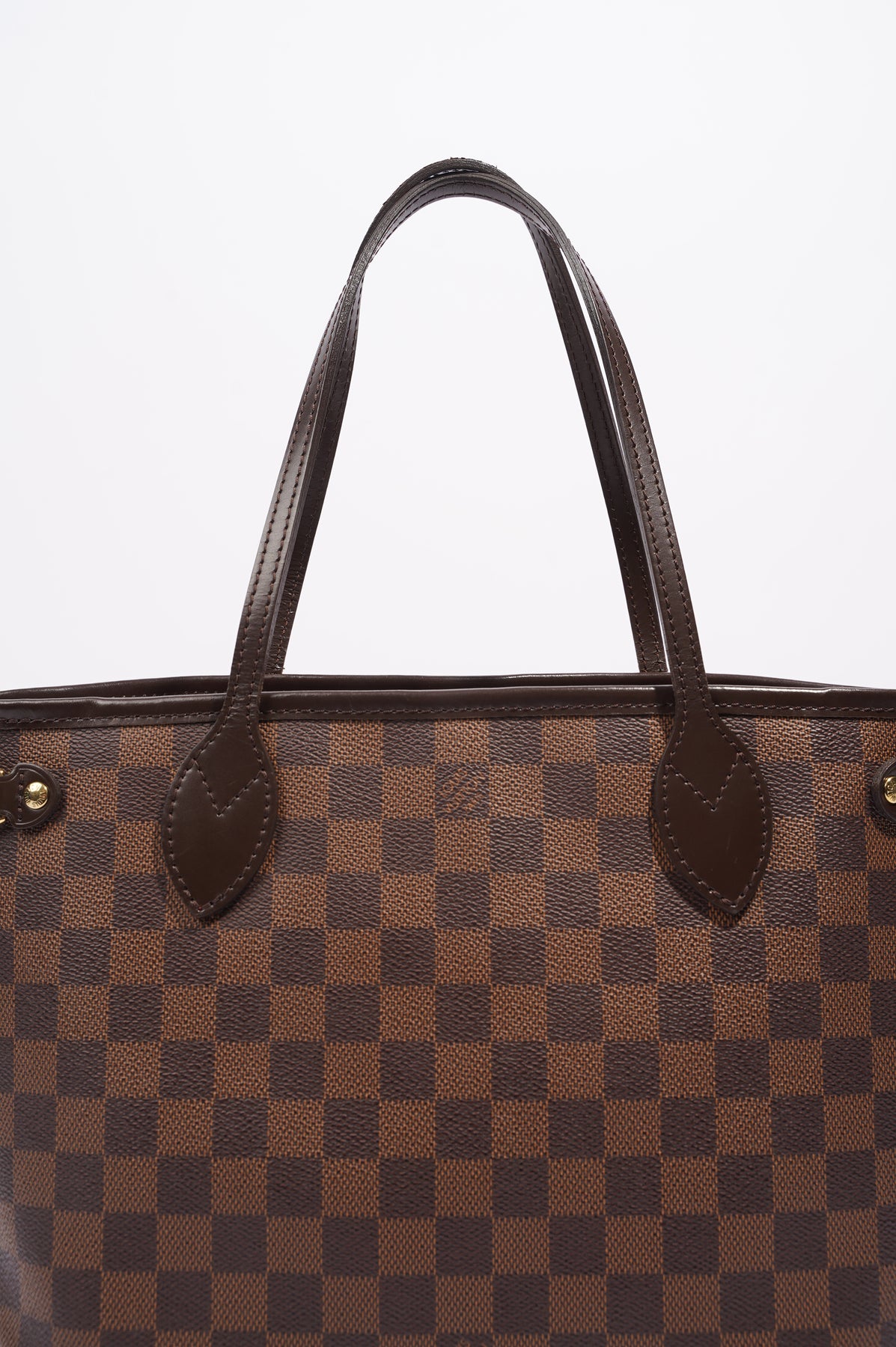 Louis Vuitton Neverfull Damier Ebene Tote PM Brown Canvas