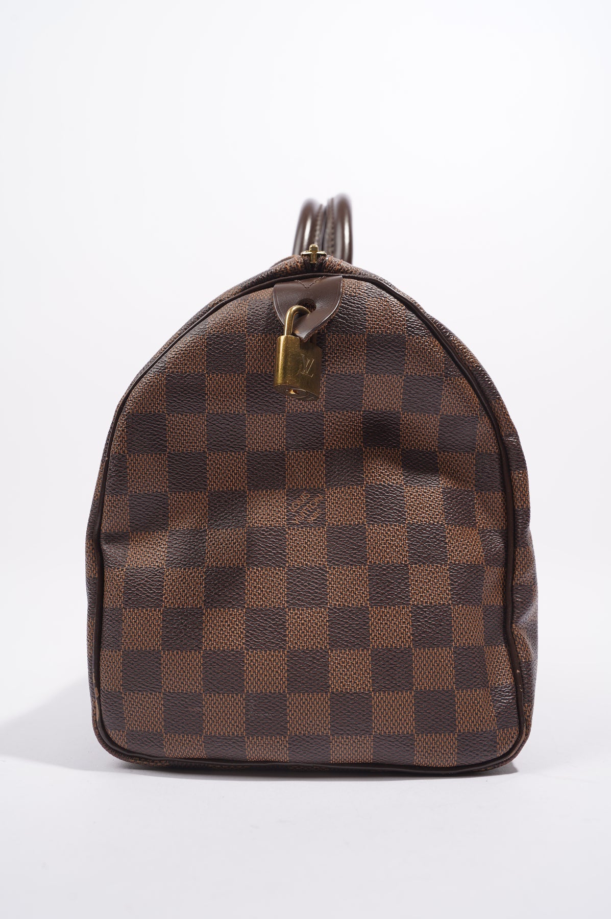 Louis Vuitton 2012 Damier Ebene Speedy 30 - Brown Handle Bags