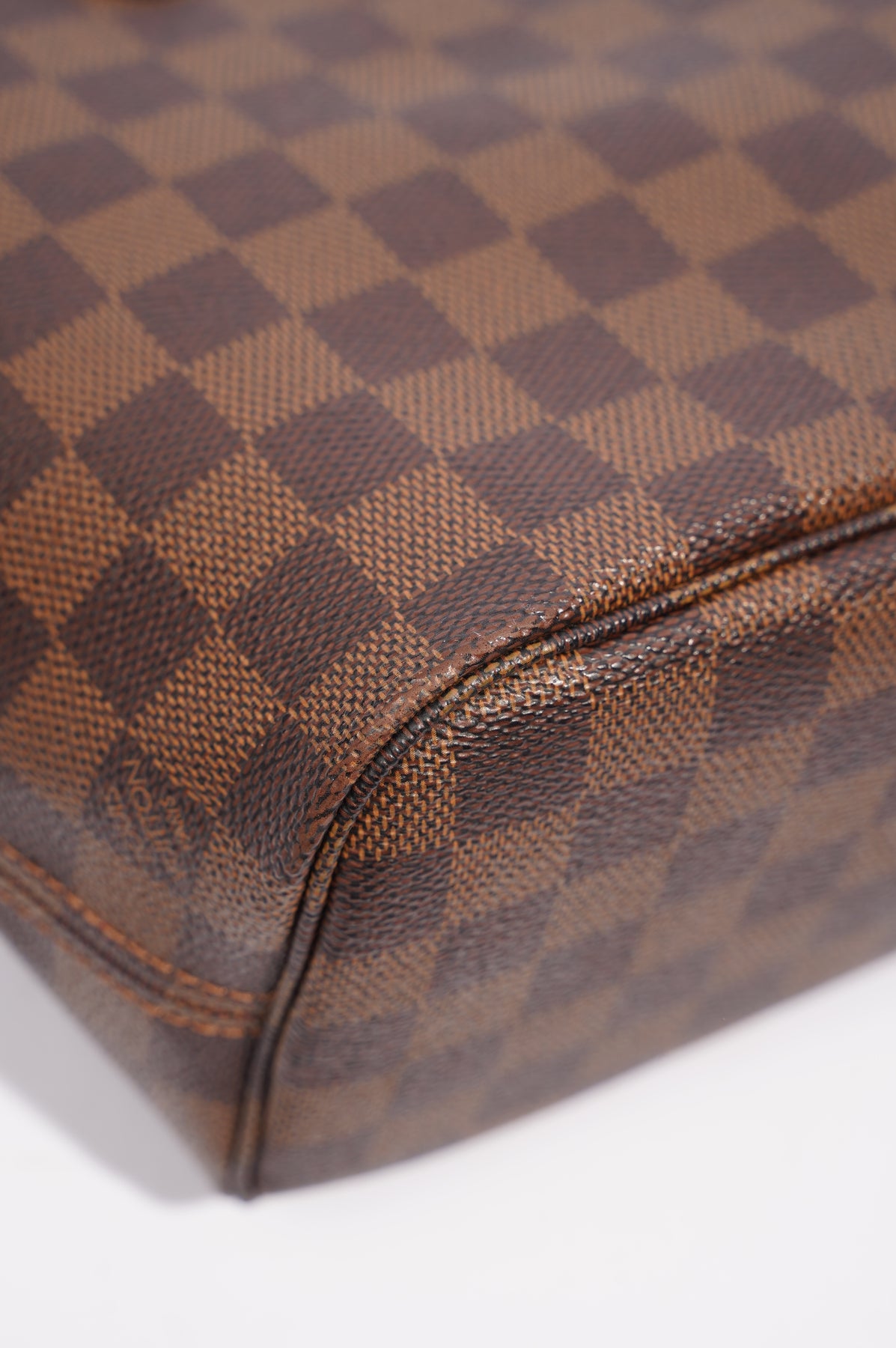 Louis Vuitton Neverfull Damier Ebene Tote PM Brown Canvas