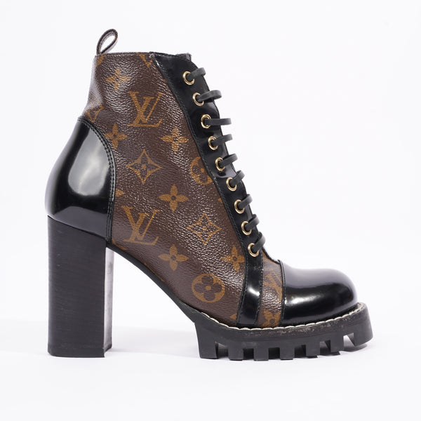 LOUIS VUITTON Monogram Star Trail Ankle Boots 37 - More Than You Can Imagine