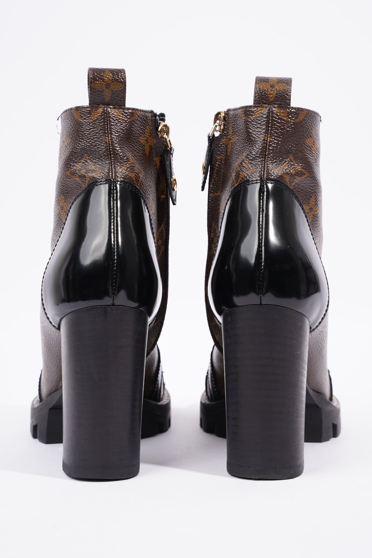 Louis Vuitton Womens Star Trail Ankle Boot Monogram / Black EU 37