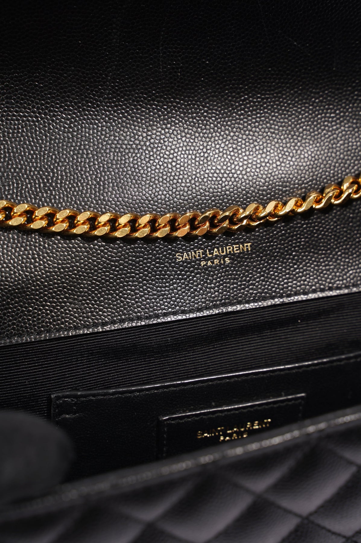 Saint Laurent YSL small envelope bag black – Lady Clara's Collection