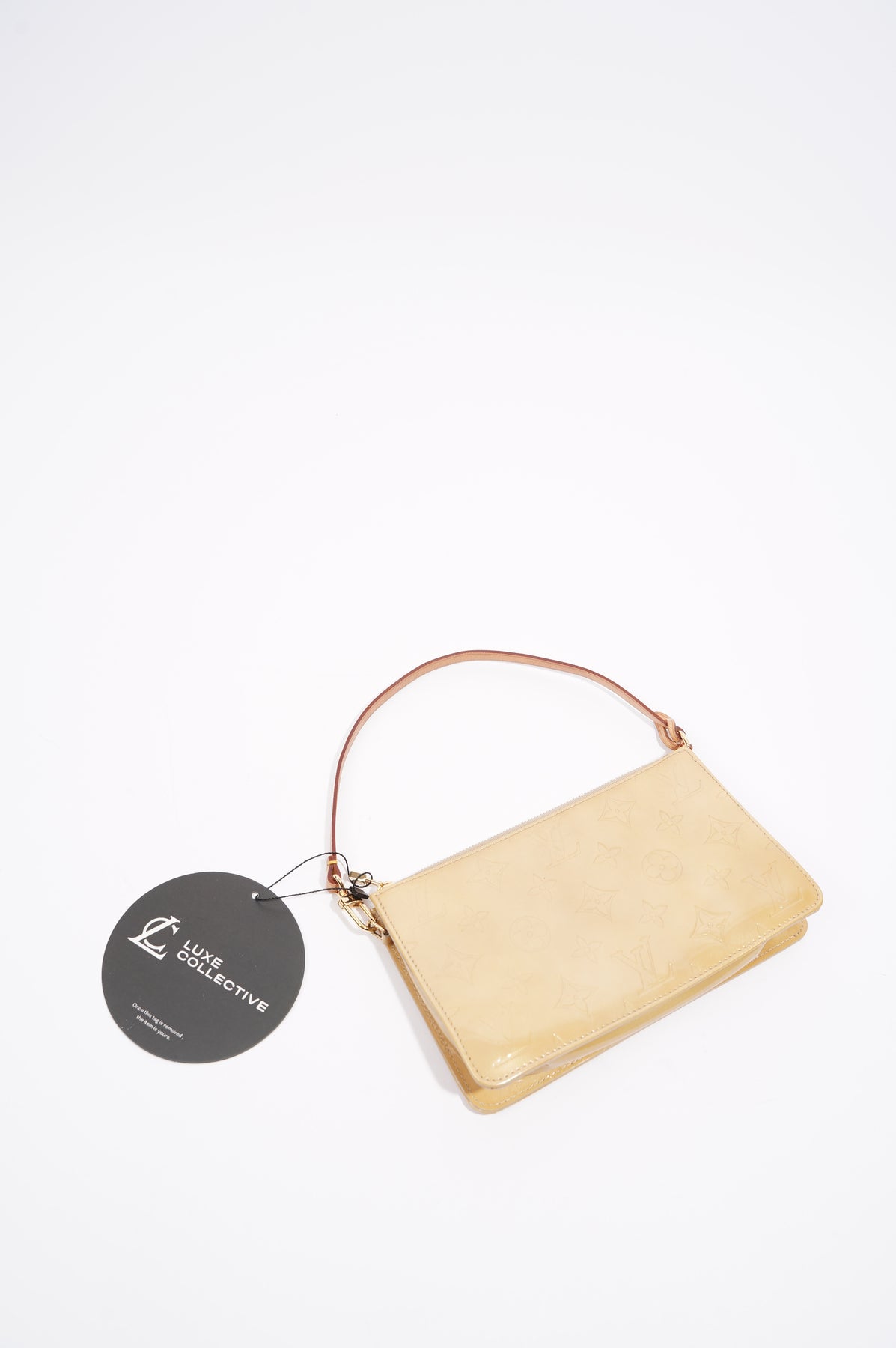 Louis Vuitton Womens Vintage Pochette Accessoire Mustard Vernis