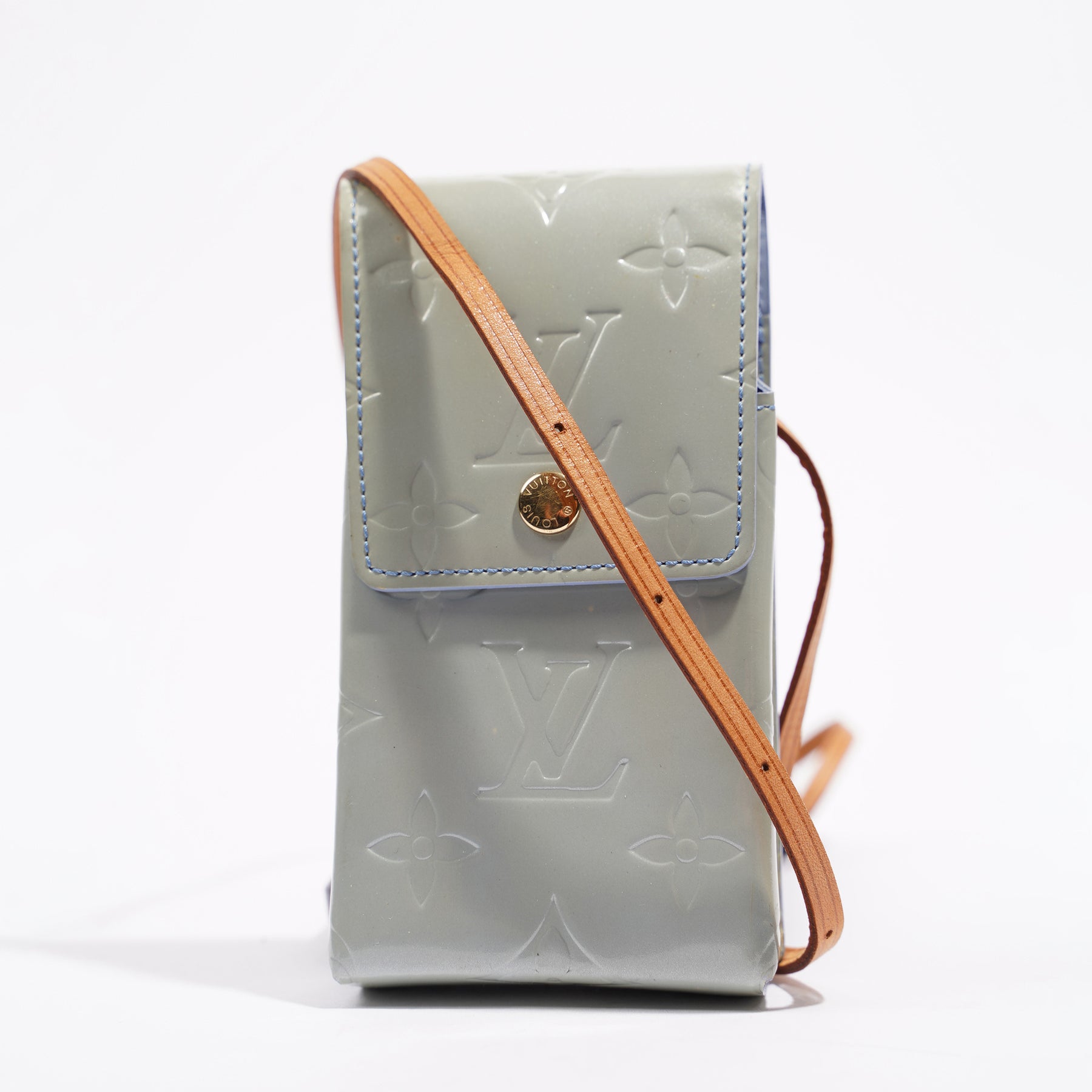 Louis Vuitton Womens Vintage Walker Wallet Blue Vernis – Luxe Collective