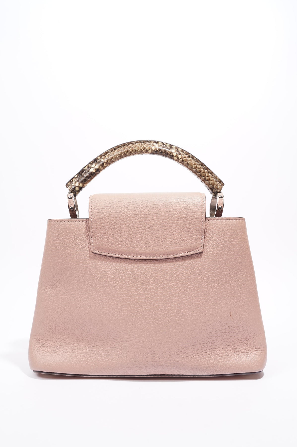 Capucines leather bag Louis Vuitton Pink in Leather - 30005862