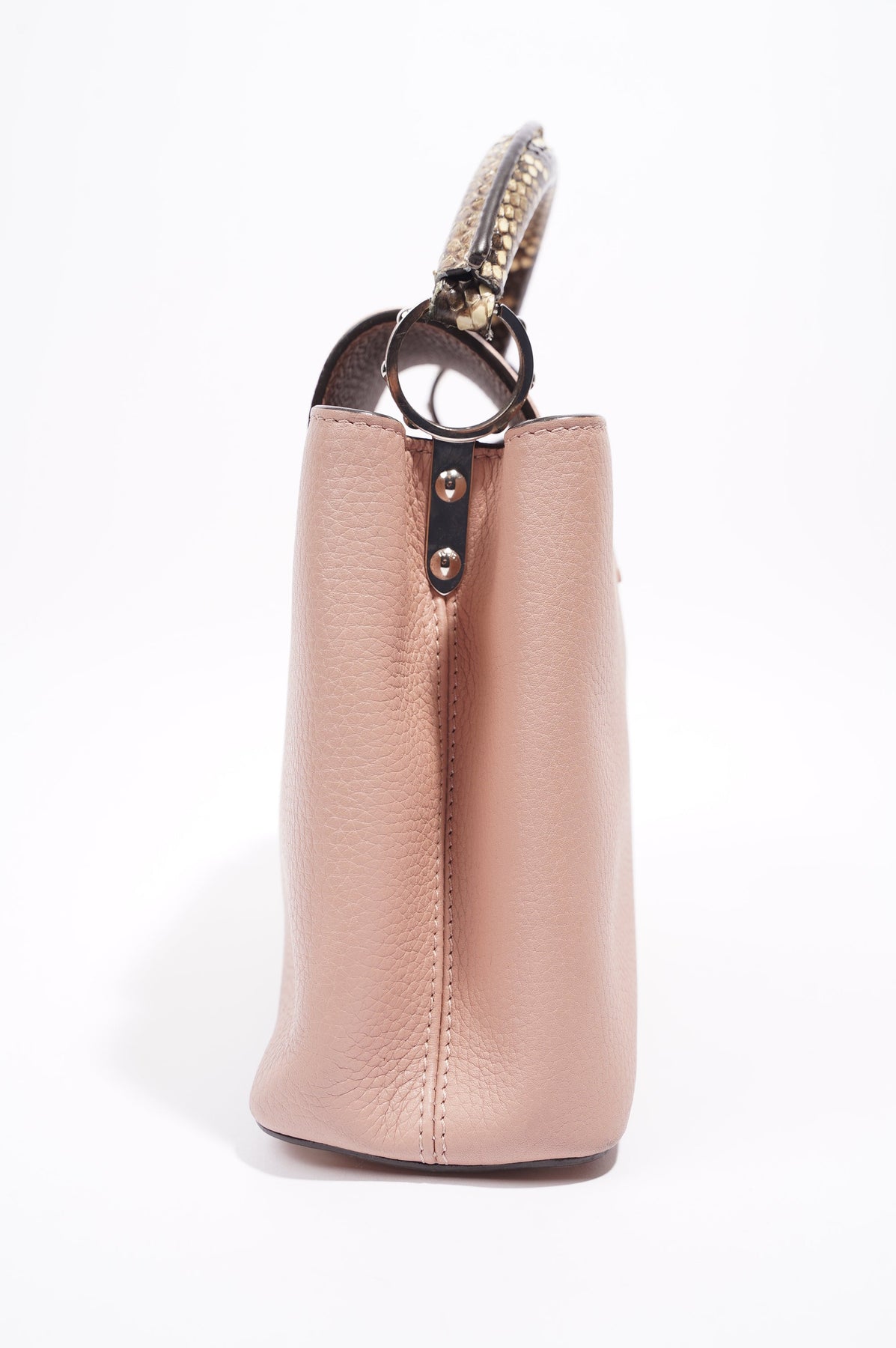 Louis Vuitton LV Capucines BB in Magnolia Pink Leather ref.722379