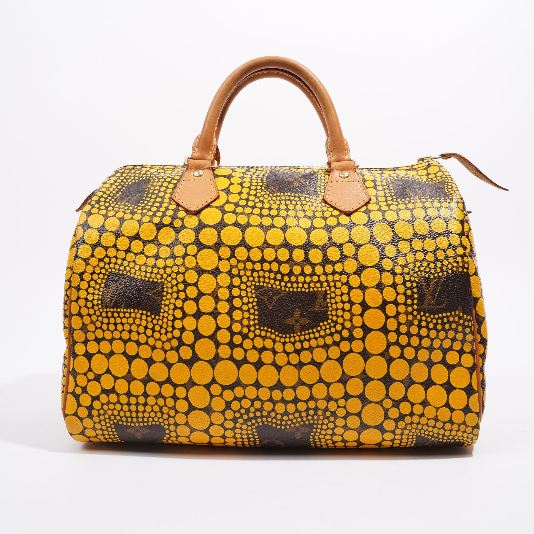 Louis Vuitton 2012 x Yayoi Kusama Speedy 30 Monogram Town M40693 – AMORE  Vintage Tokyo