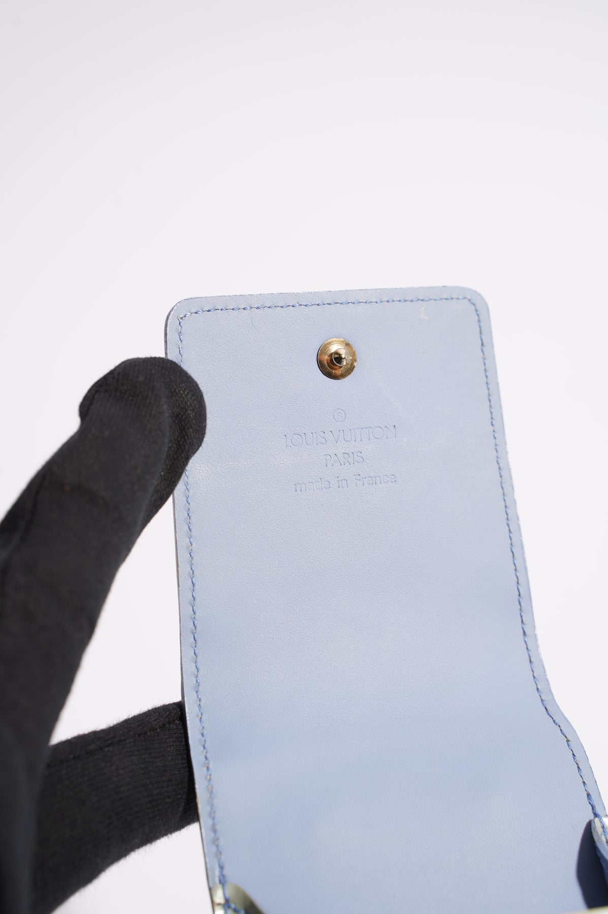 Louis Vuitton Womens Vintage Walker Wallet Blue Vernis – Luxe
