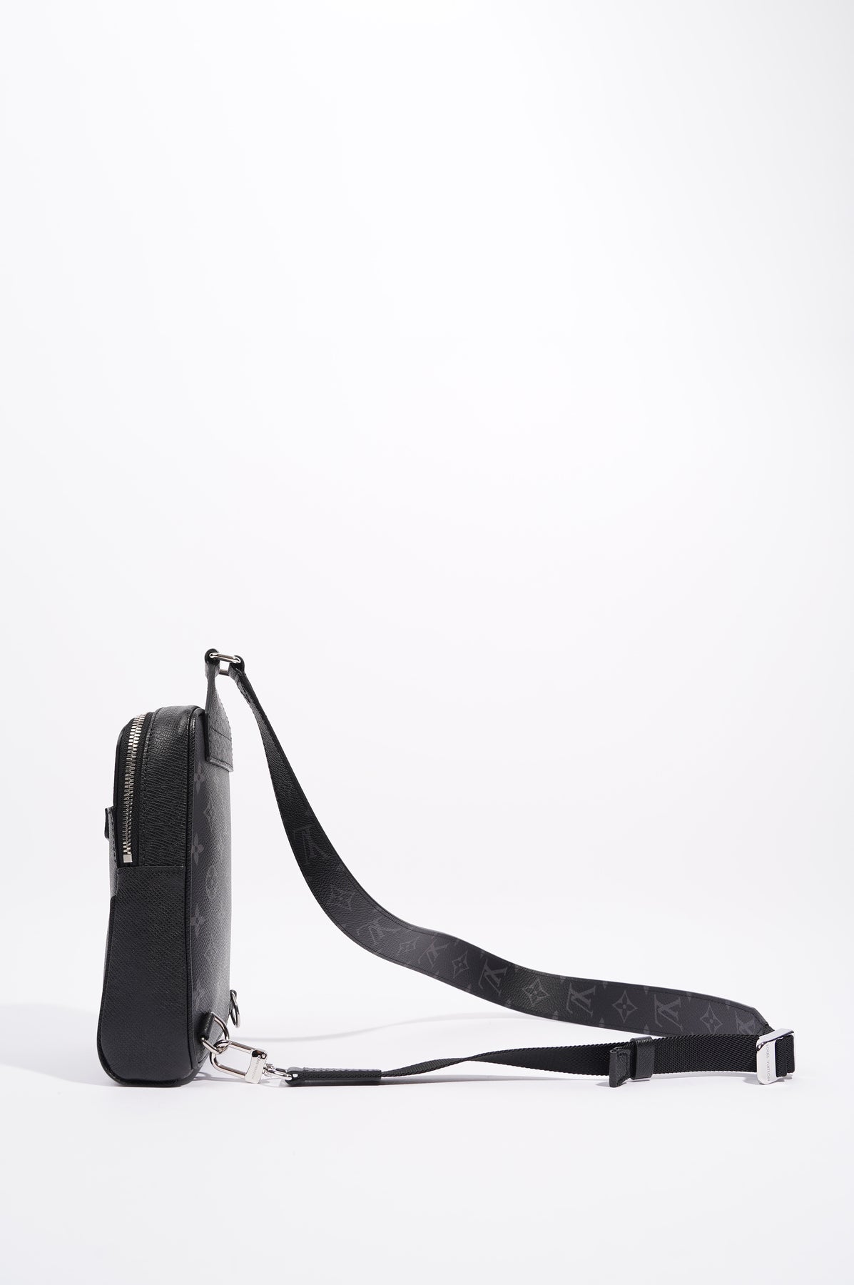 Louis Vuitton LV Men e Sling Bag Monogram Eclipse Canvas - LULUX