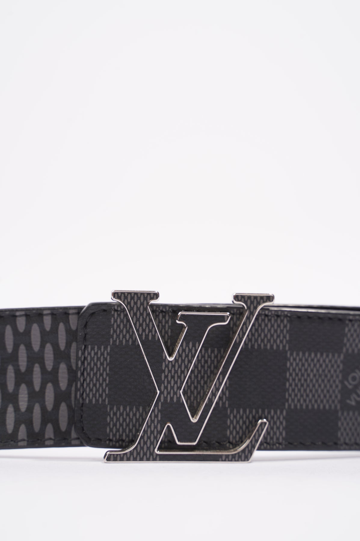 Louis Vuitton Damier Azur Canvas LV Initiales Belt 110CM Louis Vuitton