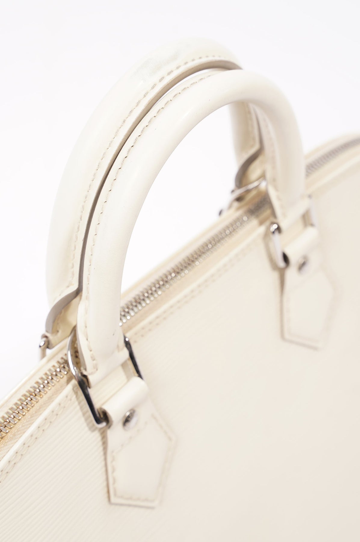 Louis Vuitton Womens Vintage Alma White Epi Leather PM – Luxe