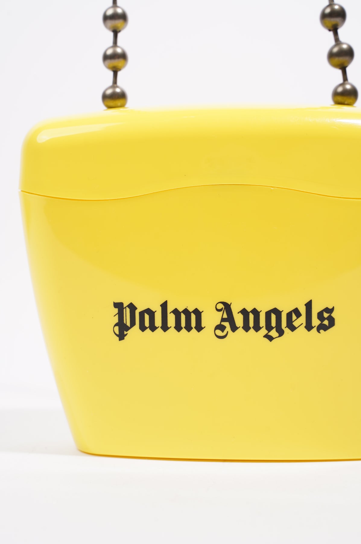 Palm Angels Womens Padlock Bag Yellow Mini Luxe Collective