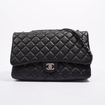 Chanel Black Chevron Quilted Calfskin Leather Drawstring Bucket Bag -  Yoogi's Closet