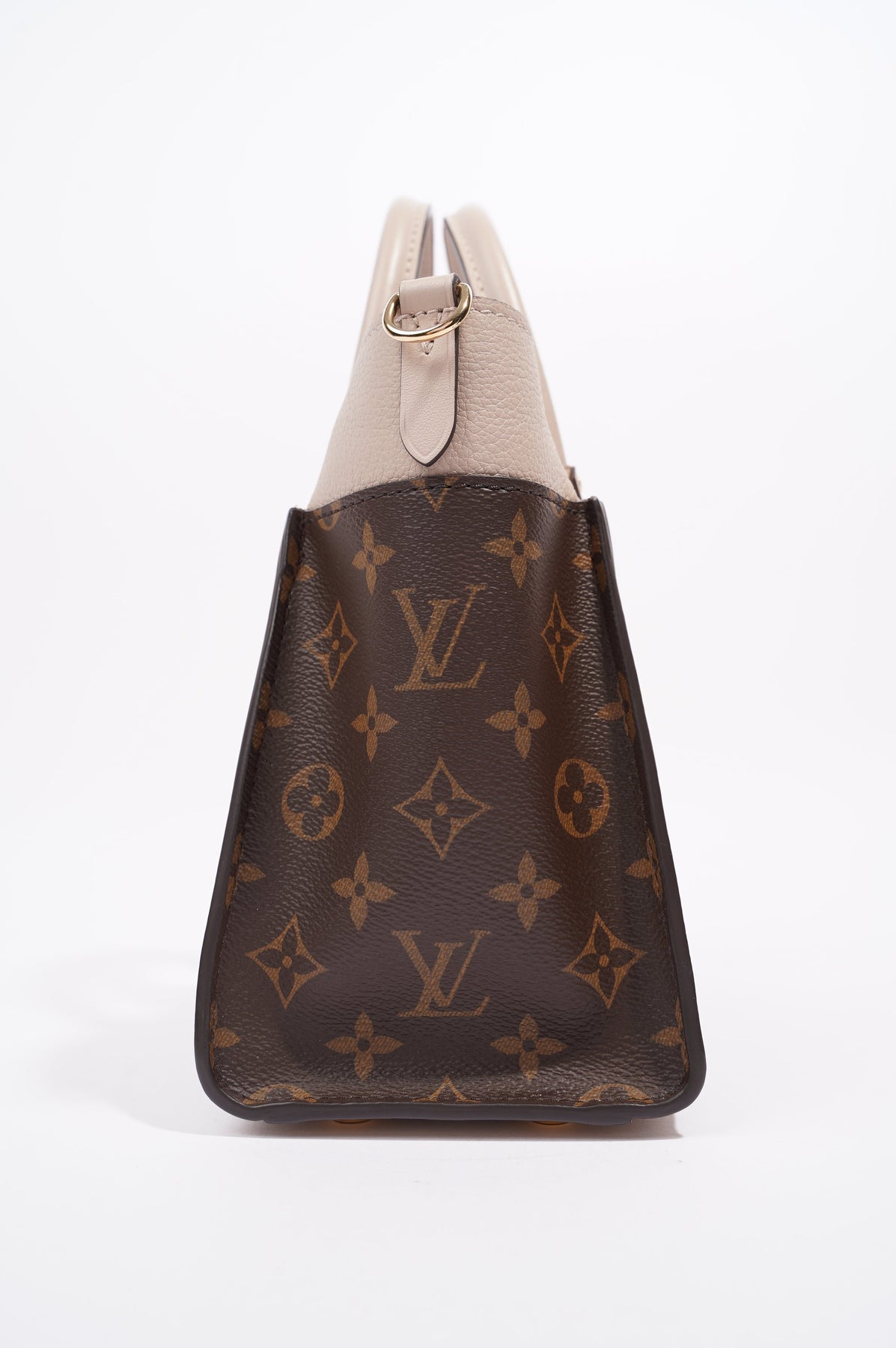 On My Side PM  Canvas leather, Leather, Louis vuitton