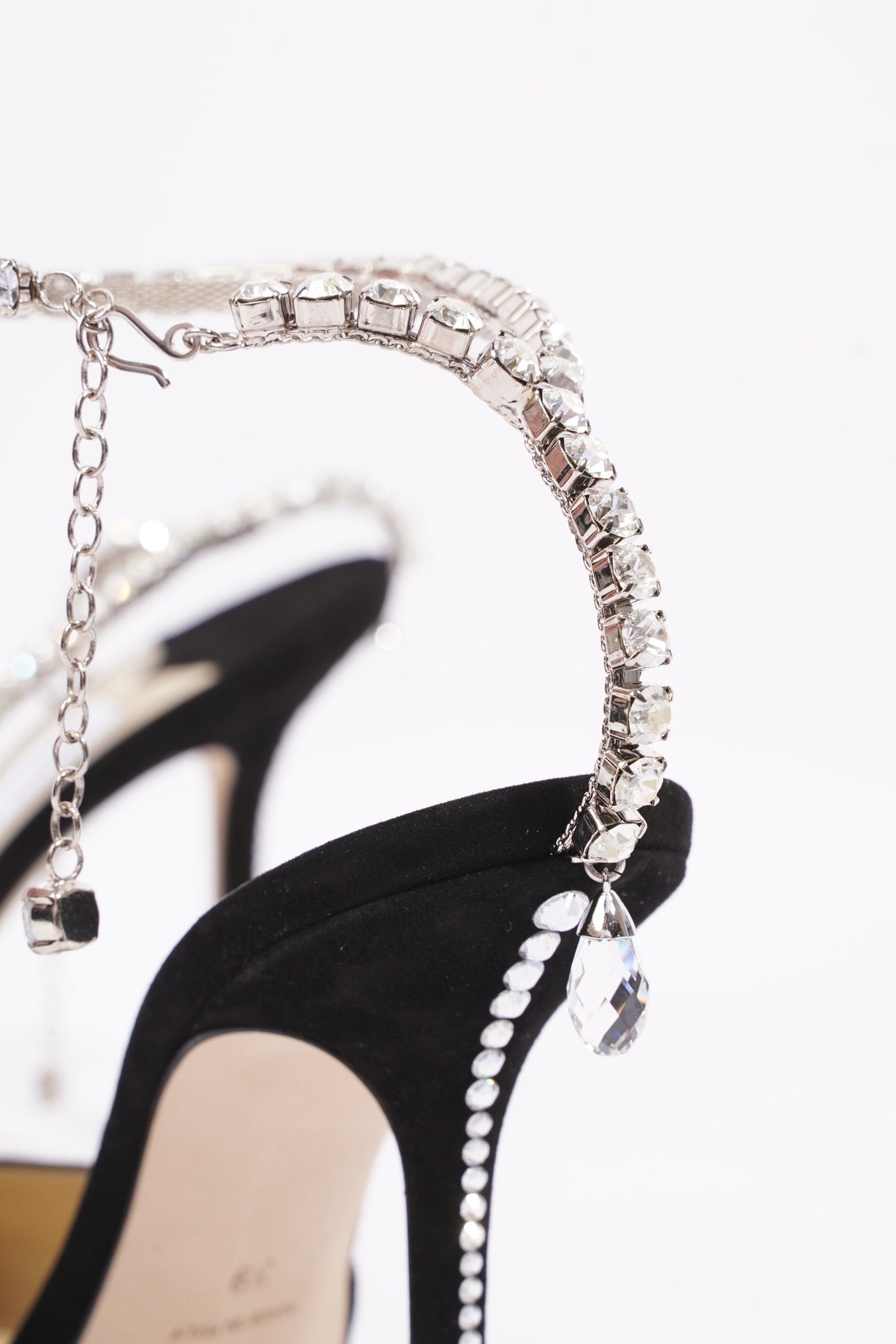 Jimmy Choo Alexa 60 Champagne Glitter Crystal Shoes Wedding Heels 36.5 New  $1495 | eBay