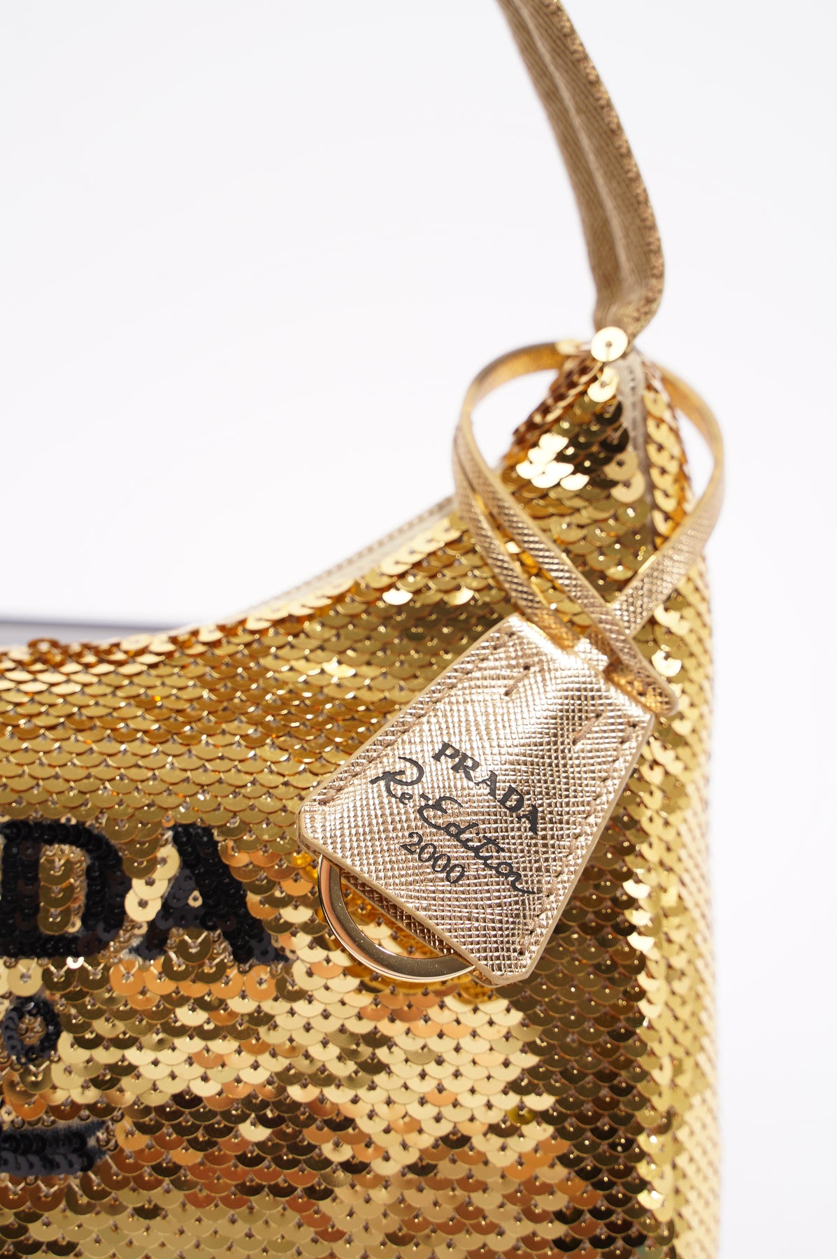 Prada Re-Edition 2000 Sequined Mini Bag