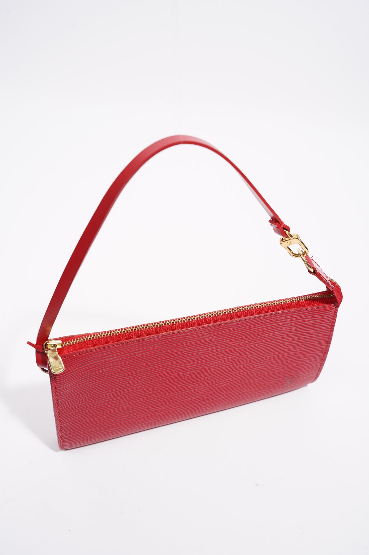 Louis Vuitton Womens Pochette Red Epi Leather – Luxe Collective