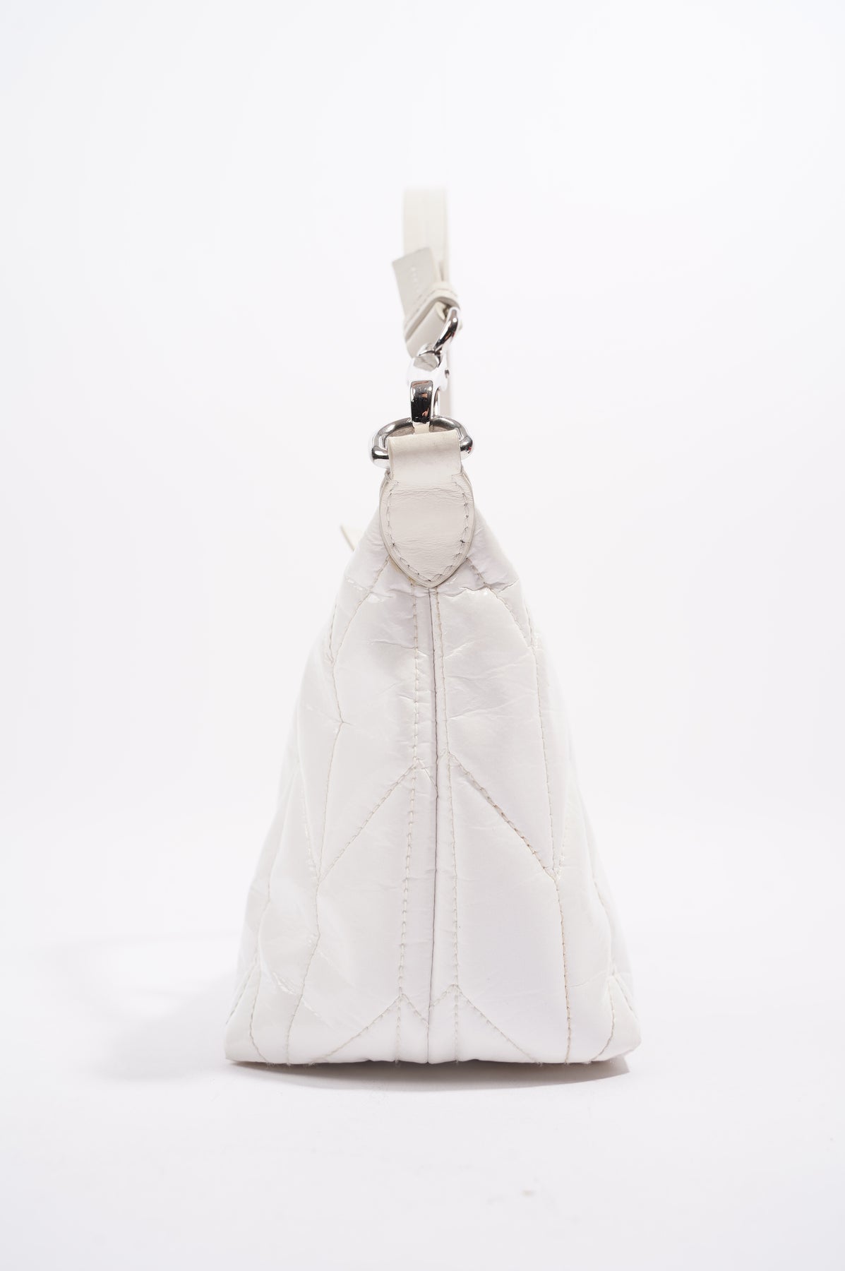 Miu Miu Womens Spirit Cire Bag White Leather Mini – Luxe Collective