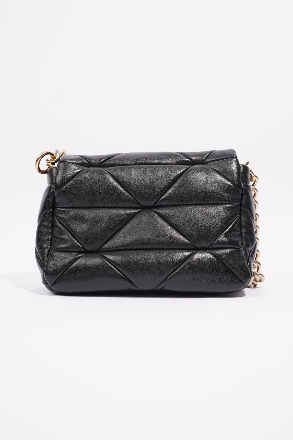 Prada - Women's System Nappa Patchwork Bag Shoulder Bag - Black - Leather